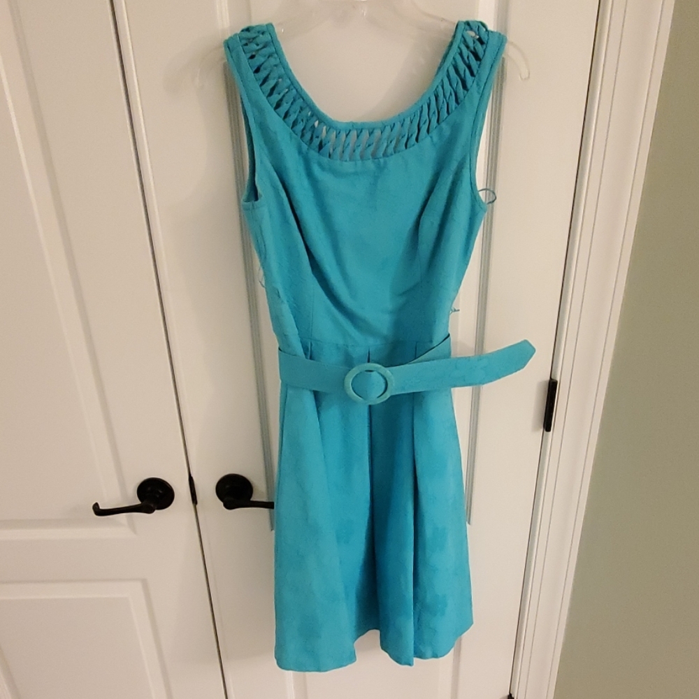 Blue dress